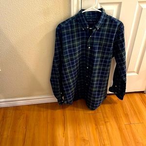 Selling plaid shirt by Ralph Lauren , size M,